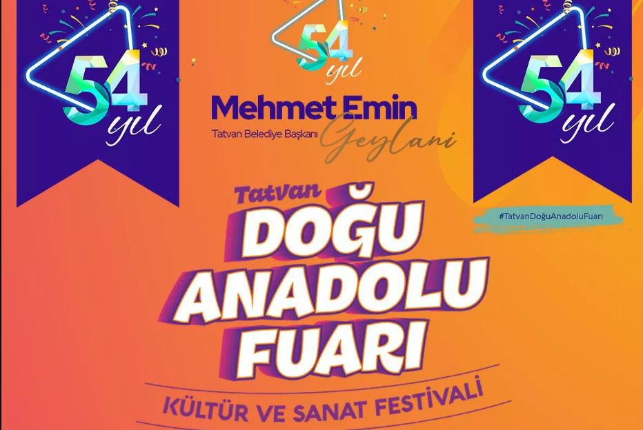 Tatvan Doğu Anadolu Fuarı 1 Temmuz'da Kapılarını Açacak